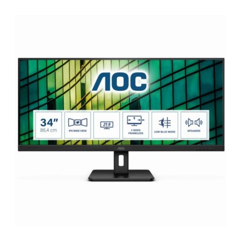 AOC E2 Q34E2A, 86,4 cm (34 Zoll), 2560 x 1080 Pixel, Full HD+, LED von AOC
