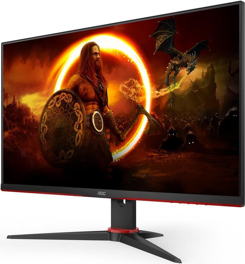 AOC G2 24G2SPAE/BK LED display 60,5 cm (23.8 ) 1920 x 1080 Pixel Full HD Schwarz - Rot [Energieklasse F] (24G2SPAE) von AOC