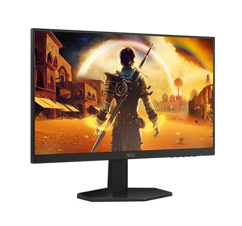 AOC Gaming 24G42E - 24 Zoll Full HD Monitor, 180 Hz, 1 ms, FreeSync Prem., G-Sync comp., HDR10 (1920x1080, 1x HDMI 2.0, 1x DisplayPort 1.4) schwarz von AOC