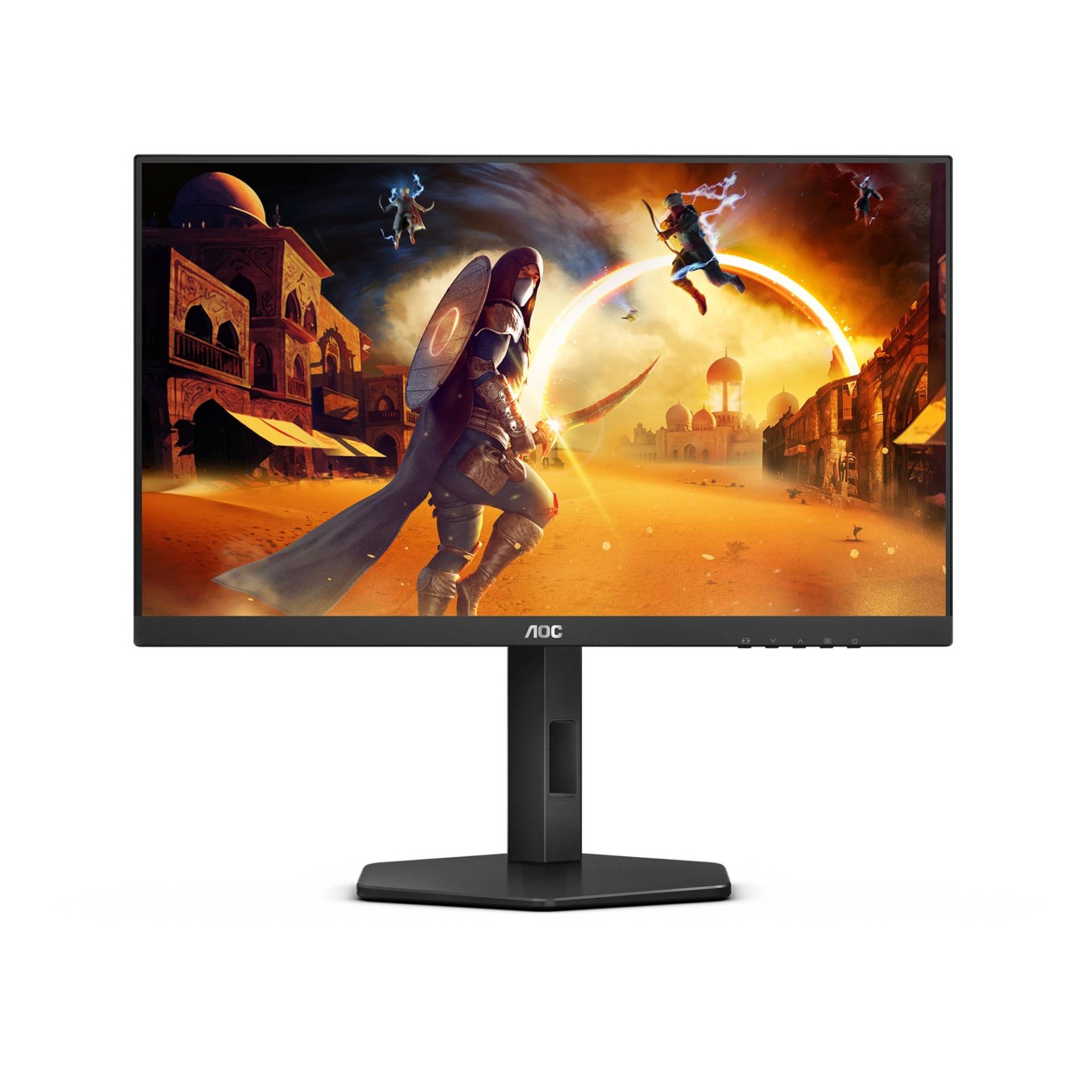 AOC Gaming 24G4X - G4 Series - LED-Monitor - Gaming - 61 cm (24) (23.8 sichtbar) - 1920 x 1080 Full HD (1080p) @ 180 Hz - IPS - 300 cd/m² - 1000:1 - HDR10 - 0.5 ms - 2xHDMI, DisplayPort - Lautsprecher - Schwarz [Energieklasse E] (24G4X) von AOC