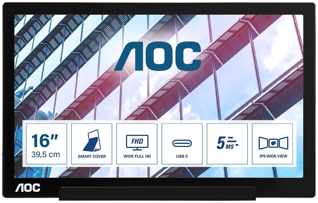 AOC I1601P portabler Monitor 39,5 cm (15,6 Zoll) von AOC
