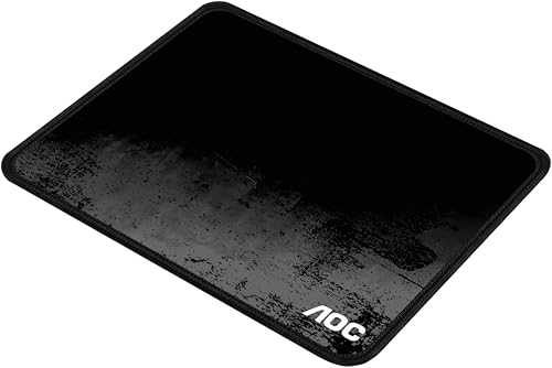 AOC MM300M Mauspad, 33 cm x 26 cm, wasserdicht, rutschfest, abgerundete Kanten von AOC