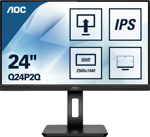 AOC Q24P2Q LCD-Monitor EEK E (A - G) 60.5cm (23.8 Zoll) 2560 x 1440 Pixel 16:9 4 ms Kopfhörer-Buchs von AOC