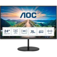 AOC Q24V4EA 60,5cm (23,8“) QHD IPS Office Monitor 16:9 HDMI/DVI 75Hz 4ms Sync von AOC