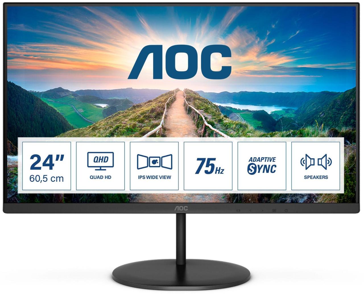 AOC Q24V4EA Monitor 60,5 cm (23,8 Zoll) von AOC