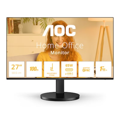 AOC Q27B3CF2 68,6m (27") QHD IPS Office Monitor 16:9 HDMI/USB-C PD65W 100Hz Sync HDR10 von AOC