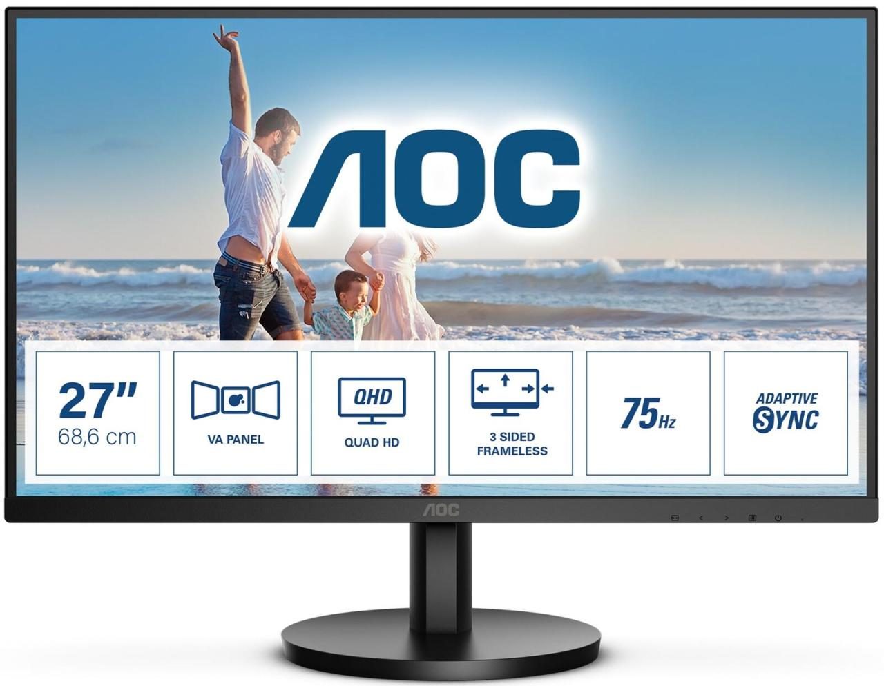 AOC Q27B3MA Monitor 68,6 cm (27 Zoll) von AOC