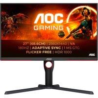 AOC Q27G3XMN 68,6cm (27") QHD VA Gaming Monitor 16:9 HDMI/DP 180Hz 0,5ms Sync von AOC