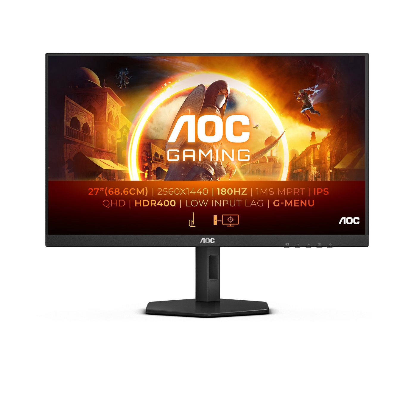 AOC Q27G4X Gaming-LED-Monitor (68,5 cm/27 , 2560 x 1440 px, QHD, 180 Hz, IPS)" von AOC