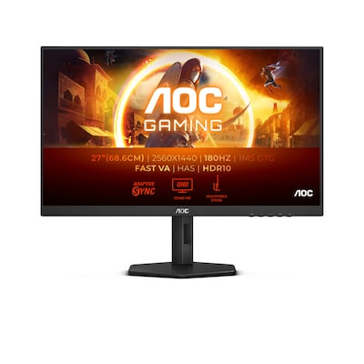 AOC Q27G4XN 68,6cm (27“) QHD VA Gaming Monitor 16:9 HDMI/DP 180Hz Sync 0,5ms HDR10 von AOC