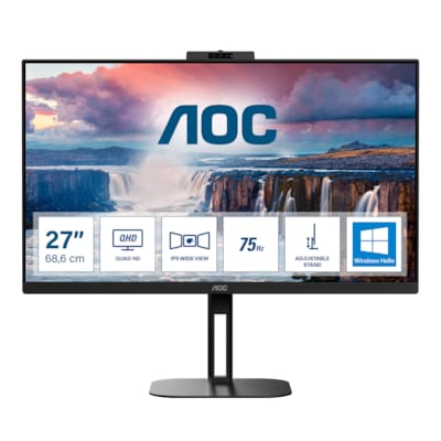 AOC Q27V5CW 68,6cm (27“) QHD IPS Office Monitor HDMI/DP/USB-C PD65W 75Hz Webacm von AOC