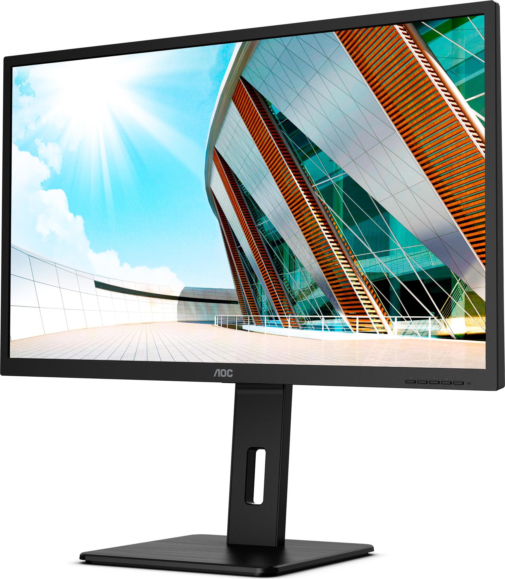 AOC Q32P2 - LED-Monitor - 80 cm (31.5) - 2560 x 1440 QHD @ 75 Hz - IPS - 250 cd/m² - 1000:1 - 4 ms - 2xHDMI, DisplayPort - Lautsprecher - Schwarz von AOC