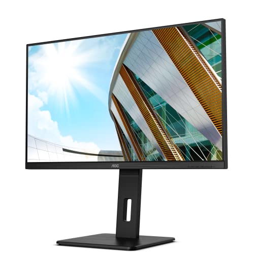 AOC U32P2 - 32 Zoll UHD Monitor, höhenverstellbar (3840x2160, 75 Hz, HDMI 2.0, DisplayPort, USB Hub) schwarz von AOC