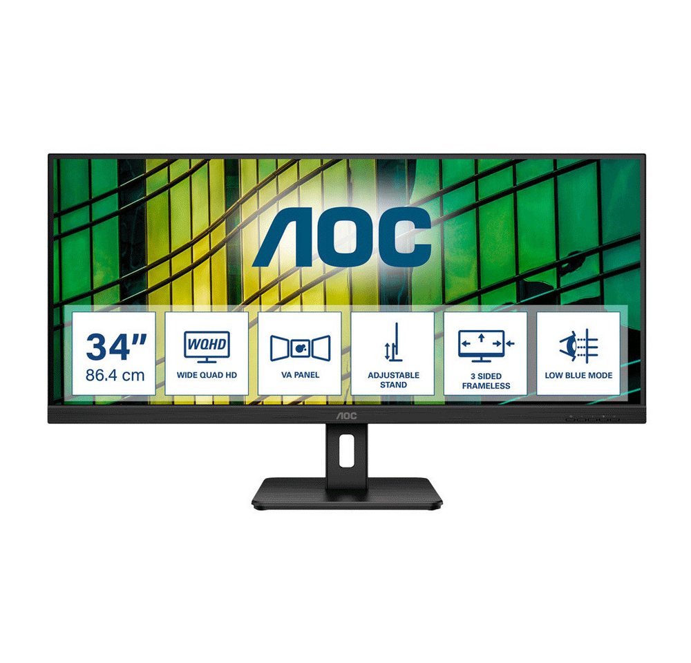 AOC U34E2M/BK 86,4 cm (34 LED-Monitor AOC U34E2M/BK 86,4 cm (34 LED-Monitor von AOC