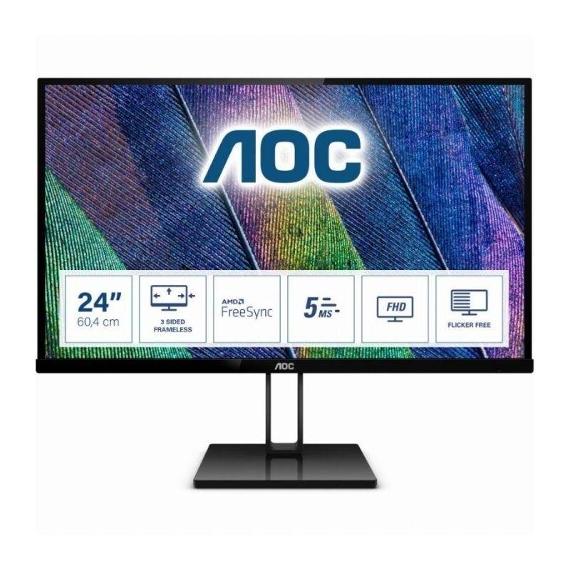 AOC V2 24V2Q, 60,5 cm (23.8 Zoll), 1920 x 1080 Pixel, Full HD, LED von AOC