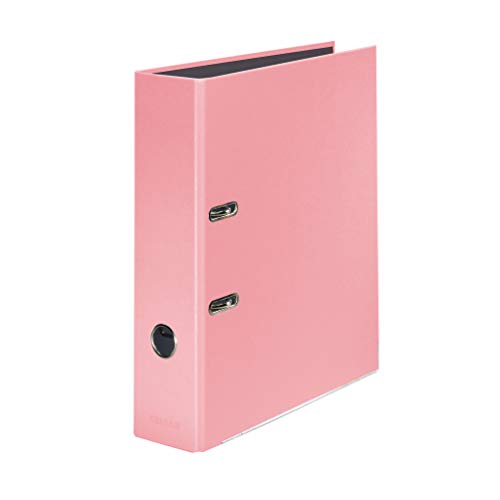 Falken PastellColor-Ordner 8 cm breit (5er Pack) DIN A4 Pastell-Farbe Flamingo Pink von AODA