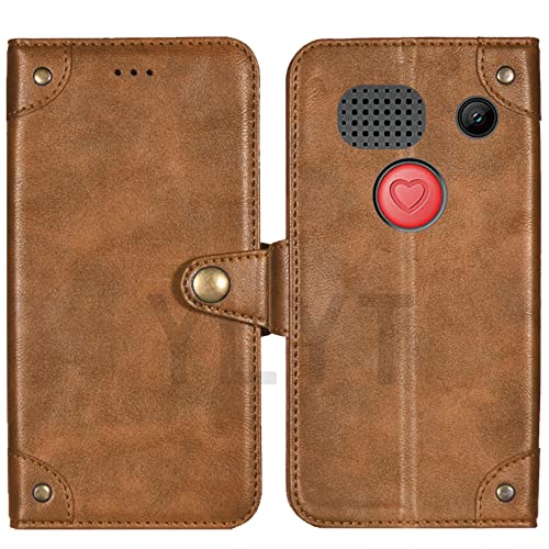 AODATU Flip Braun Schutz Hülle Case Für Artfone C1 1.77 inch Etui Leder Tasche Handyhülle Klassisch Kartenfach Cover AODATU Flip Braun Schutz Hülle Case Für Artfone C1 1.77 inch Etui Leder Tasche Handyhülle Klassisch Kartenfach Cover von AODATU
