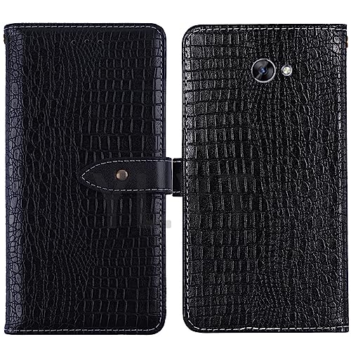 AODATU Flip Case Etui Schwarz Leder Tasche Schutz Hülle Für beafon MX1 5.71 inch Handy Horizontale Standfunktion Magnetverschluss Strapazierfähiger Cover von AODATU