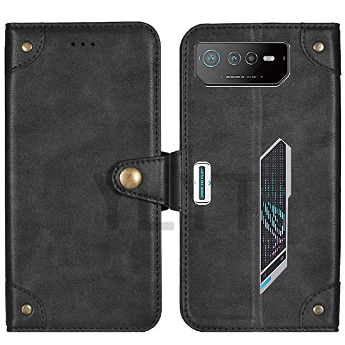 AODATU Flip TPU Silikon Schwarz Schutz Hülle Case Für Asus ROG Phone 7 6.78 inch Etui Leder Tasche Handyhülle Klassisch Kartenfach Cover AODATU Flip TPU Silikon Schwarz Schutz Hülle Case Für Asus ROG Phone 7 6.78 inch Etui Leder Tasche Handyhülle Klassisch Kartenfach Cover von AODATU