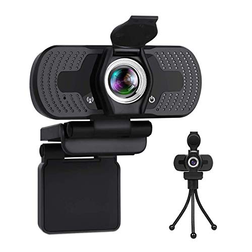 AODE Full HD Webcam mit Mikrofon 1080P Streaming Kamera mit automatischer Lichtkorrektur Plug & Play für Linux Win10 Mac OS X YouTube Skype zum Konferenz von AODE