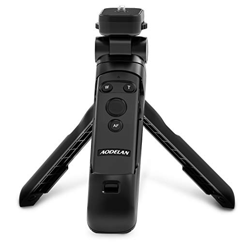 AODELAN Camera Stativ mit Fernbedienung Handgriff für Vlogging, Kompatibel mit Canon EOS RP, EOS R, R5, R6, M50, 6D Mark II, 77D, 850D, 800D, 200D, 250D, 90D, EOS M6 Mark II von AODELAN
