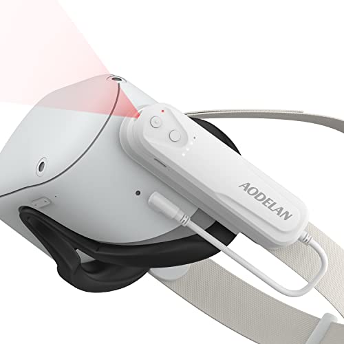 AODELAN IR Illuminator with Battery Pack for Oculus Quest 2,5000mAh Portable Charger,2 Levels Infrared Light,Enhance Hand Sensor Tracking,Accessories for Oculus/Meta Quest 2 and Quest Headset AODELAN IR Illuminator with Battery Pack for Oculus Quest 2,5000mAh Portable Charger,2 Levels Infrared Light,Enhance Hand Sensor Tracking,Accessories for Oculus/Meta Quest 2 and Quest Headset von AODELAN