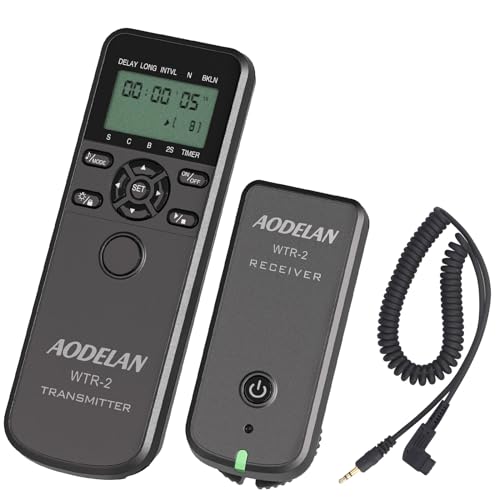 AODELAN Kamera Wireless Shutter Release, Kabellose Fernausliser für Sony ILCA-77M2, 99M2, 99V; SLT-A33, A35, A37, A55, A57, A65, A67, A77, A99; DSLR-A100, A200, A300, A350, A400, A450 und mehr von AODELAN