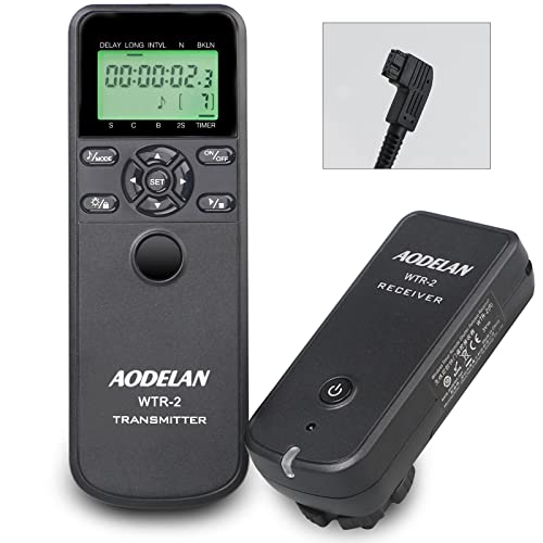 Kabellose Fernauslöser Kamera Funkausloeser für Sony ILCA-a77M2, a99M2, a99V; SLT-a33, a35, a37, a55, a57, a65, a67, a77, a99; DSLR-a100, a200, a300, a350, a400, a450, a500 Kabellose Fernauslöser Kamera Funkausloeser für Sony ILCA-a77M2, a99M2, a99V; SLT-a33, a35, a37, a55, a57, a65, a67, a77, a99; DSLR-a100, a200, a300, a350, a400, a450, a500 von AODELAN