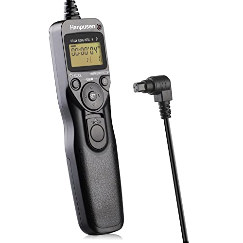 Kamera Fernauslöser für Canon, Timer Fernbedienung Kabelfernauslöser mit Intervalometer, Langzeitbelichtung, Serienbildfunktion, Selbstauslöser mit Kabel Kamera Fernauslöser für Canon, Timer Fernbedienung Kabelfernauslöser mit Intervalometer, Langzeitbelichtung, Serienbildfunktion, Selbstauslöser mit Kabel von AODELAN