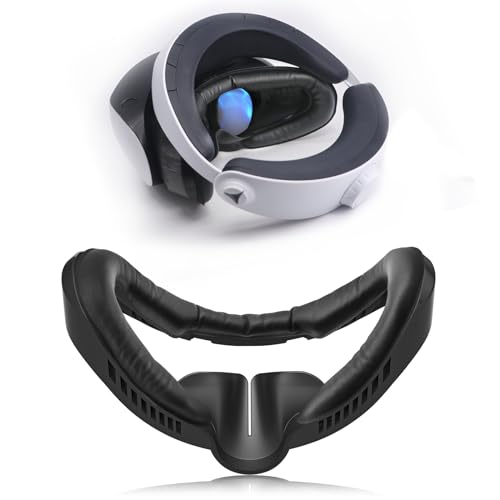 VR Face Pad for Playstation VR2,Fitness Facial Interface Leather Foam Cushion Pad & Face Pad Replacement Compatible with PSVR2 Accessories VR Face Pad for Playstation VR2,Fitness Facial Interface Leather Foam Cushion Pad & Face Pad Replacement Compatible with PSVR2 Accessories von AODELAN