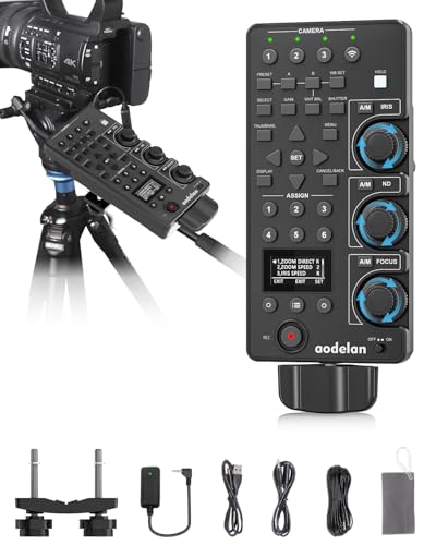 for Sony Camcorder Lanc Zoom Controller - Wireless & Wired Remote Control with IRIS Focus Zoom ND White Balance Adjust for Sony ILME-FX6,PXW-FX9,PXWZ280V/Z280T,PXWZ190V/Z190T; Replaces Sony RM-30BP for Sony Camcorder Lanc Zoom Controller - Wireless & Wired Remote Control with IRIS Focus Zoom ND White Balance Adjust for Sony ILME-FX6,PXW-FX9,PXWZ280V/Z280T,PXWZ190V/Z190T; Replaces Sony RM-30BP von AODELAN