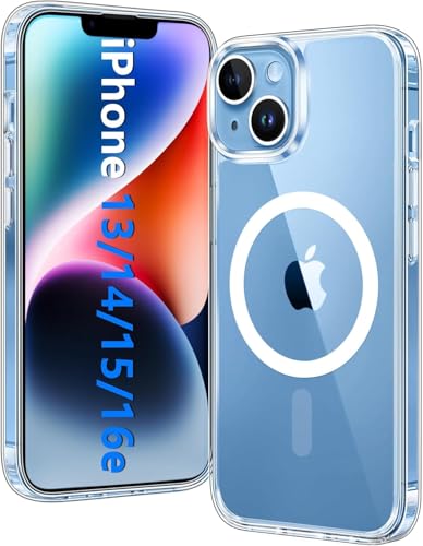 AOGbdvb Schutzhülle für iPhone 13 15 14 16e, magnetisch, militärischer Fallschutz, robust und langlebig, stoßfest, 6,1 Zoll von AOGbdvb