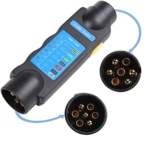 AOHEWEI 7 Polig Anhänger Prüfgerät Tester Für Lichter Stecker Steckdose 12V Verdrahtung Schaltung Elektrik Diagnose Testen Verbinder Für Wohnwagen Abschleppen Fahrzeugen AOHEWEI 7 Polig Anhänger Prüfgerät Tester Für Lichter Stecker Steckdose 12V Verdrahtung Schaltung Elektrik Diagnose Testen Verbinder Für Wohnwagen Abschleppen Fahrzeugen von AOHEWEI