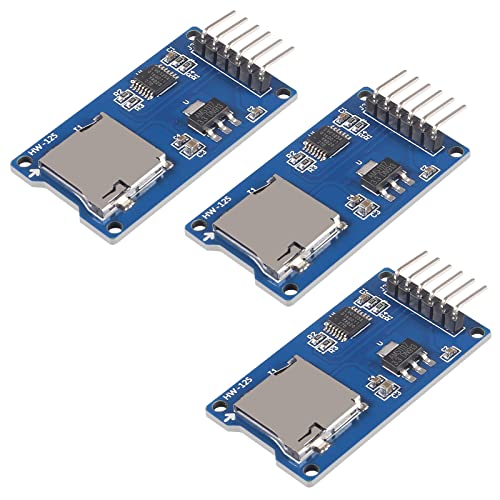 AOICRIE 3 x Set SPI Reader Micro Speicher SD TF Karte Memory Card Shield Modul kompatibel mit for Arduino (3 PCS) von AOICRIE
