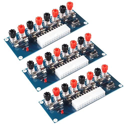 AOICRIE 3PACK XH-M229 ATX-Transferplatine Desktop-PC Netzteil Präzises 24-poliges Ausgangsmodul 24-polig 12 V 5 V 3,3 V (3pcs) von AOICRIE