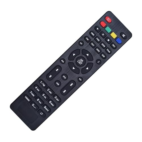 AOIMBNQC Fernbedienung für SAT-TV-Box, Satelliten-Set Top STV, Dvb-t2 für NXTDIGITAL TCCL STAR SET SR-8989 HD WORLD SUPER MAX von AOIMBNQC