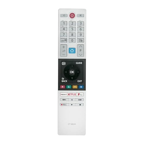 Fernbedienung CT-8533 Ersatz für 2018/2019 TV-Modelle mit Netflix Fplay 2863DB 3862DB 3863DB 3863DB von AOIMBNQC