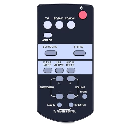 Fernbedienung FSR64 ZG80730 FSR68 ZJ78800 FSR66 ZJ78750 for Yamaha Sound Bar YAS-152 ATS-1520 YAS93 YAS-93 ATS1030 YAS103(FSR68 ZJ78800) von AOIMBNQC