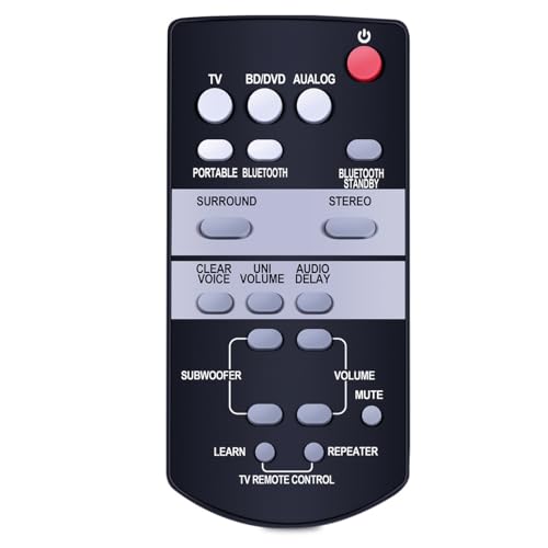 Fernbedienung FSR64 ZG80730 FSR68 ZJ78800 FSR66 ZJ78750 for Yamaha Sound Bar YAS-152 ATS-1520 YAS93 YAS-93 ATS1030 YAS103(FSR64 ZG80730) von AOIMBNQC
