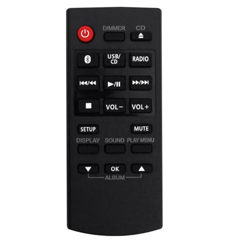 Fernbedienung N2QAYB000984 Ersatz Fernbedienung für CD Stereo Sub SA-PM250 SC-PM250 SC-PM600 SC-UX104 SC-HC200 SC-HC200 SB-UX100 Fernbedienung N2QAYB000984 Ersatz Fernbedienung für CD Stereo Sub SA-PM250 SC-PM250 SC-PM600 SC-UX104 SC-HC200 SC-HC200 SB-UX100 von AOIMBNQC