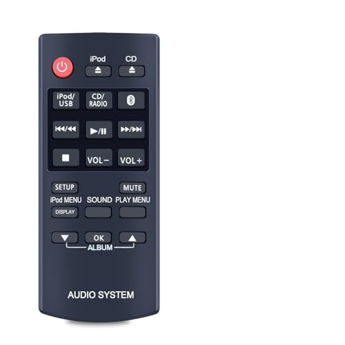Fernbedienung N2QAYC000081 N2QAYC000984 für SC-HC38 SC-HC38DB SC-HC38EC-K SC-HC58EGW Sound Bar CD Stereoanlage (N2QAYC000081) von AOIMBNQC