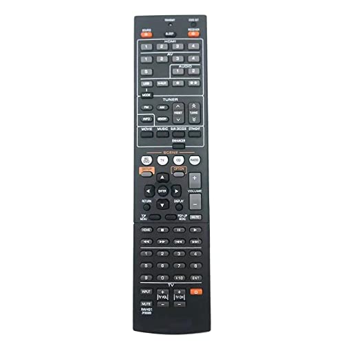 Fernbedienung RAV491 ZF30320 für Yamaha RAV494 HTR-4066 RX-V475 AV Receiver Radio RX-V375, RAV521 für RXV377 RXV377BL (RAV521) von AOIMBNQC