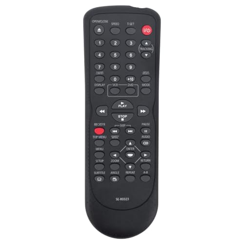 Fernbedienung SE-R0323 Ersatz für DVD VCR Videoplayer SD-V296 SD-V296KU SDV296 SDV296KU SD-V296-K-TU von AOIMBNQC