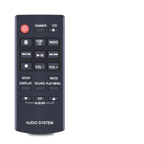 N2QAYC000081 N2QAYC000984 Fernbedienung für SC-HC38 SC-HC38DB SC-HC38EC-K SC-HC58EGW Soundbar, Stereo-System CD(N2QAYC000984) von AOIMBNQC