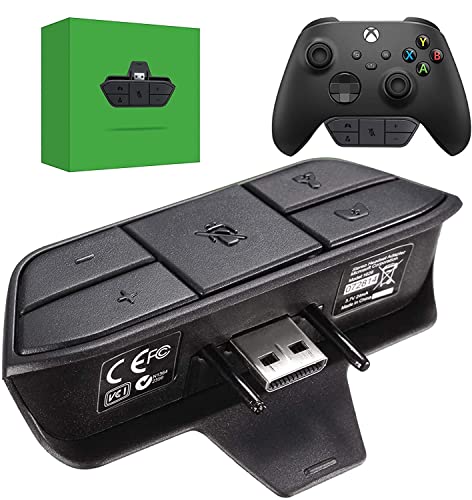 Headset-Adapter für Xbox-Controller, Audio-Mikrofon, Kopfhörer-Konverter für Xbox One/ One S/X/ Elite 1/ Elite2/ Serie S/X Controller von AOJAKI
