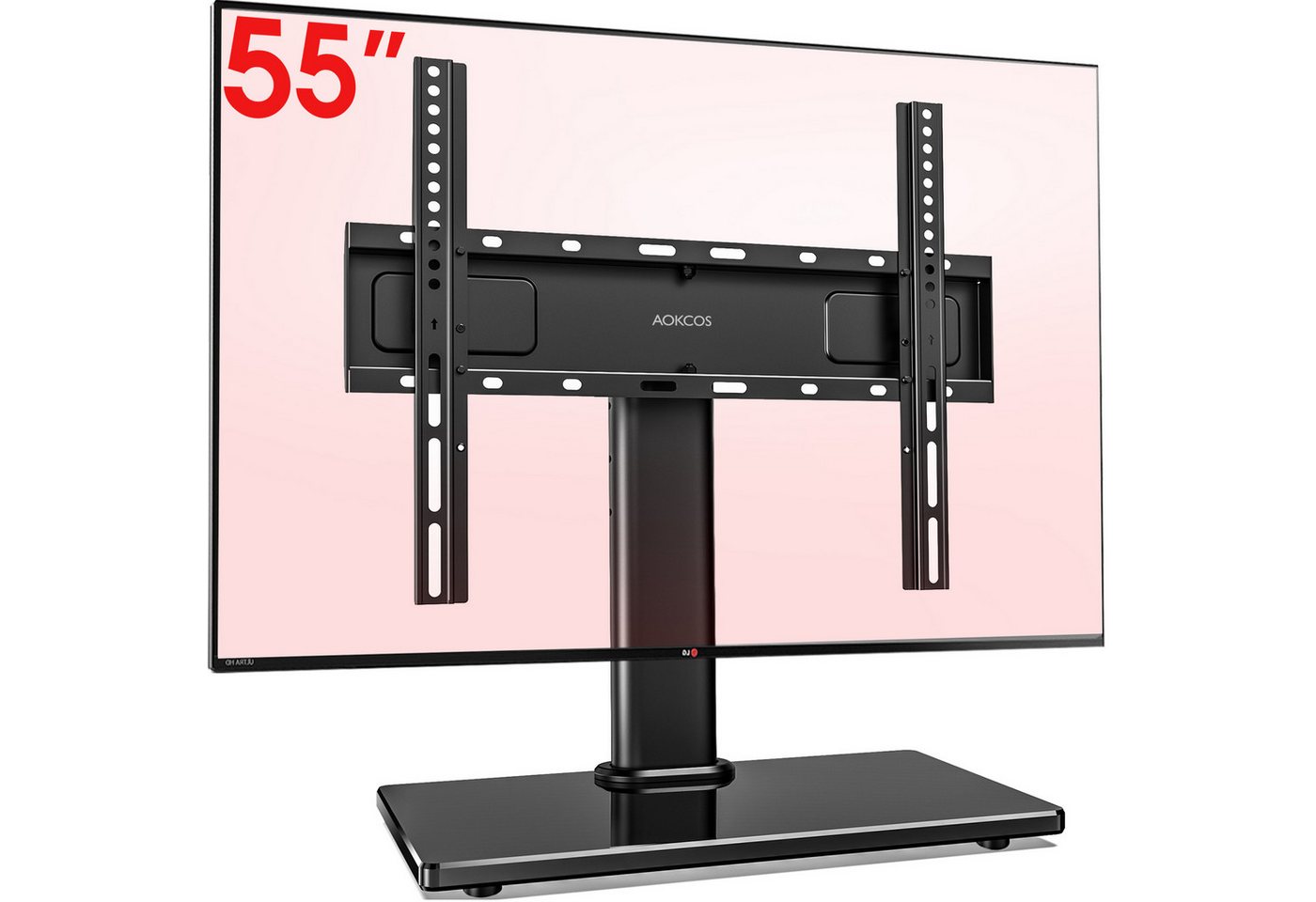 AOKCOS TV-Ständer, (bis 55 Zoll, Höhenverstellbar) von AOKCOS