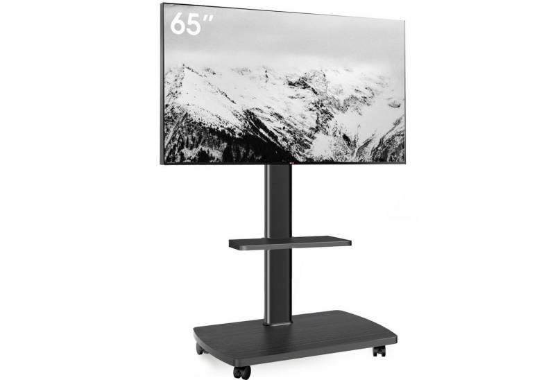 AOKCOS TV-Ständer, (bis 65 Zoll, mit Holzablage & Regal) von AOKCOS