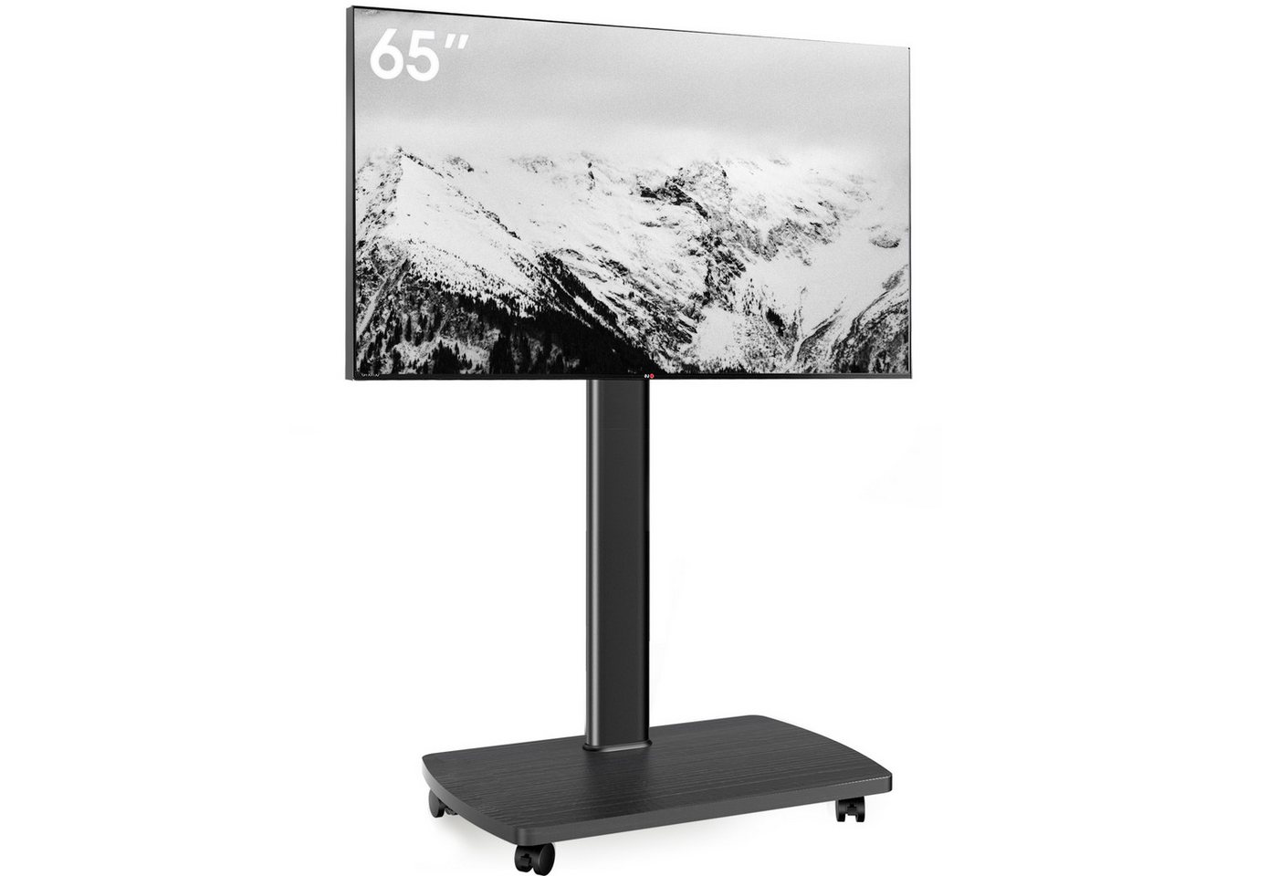 AOKCOS TV-Ständer, (bis 65 Zoll, mit Holzbasis) von AOKCOS