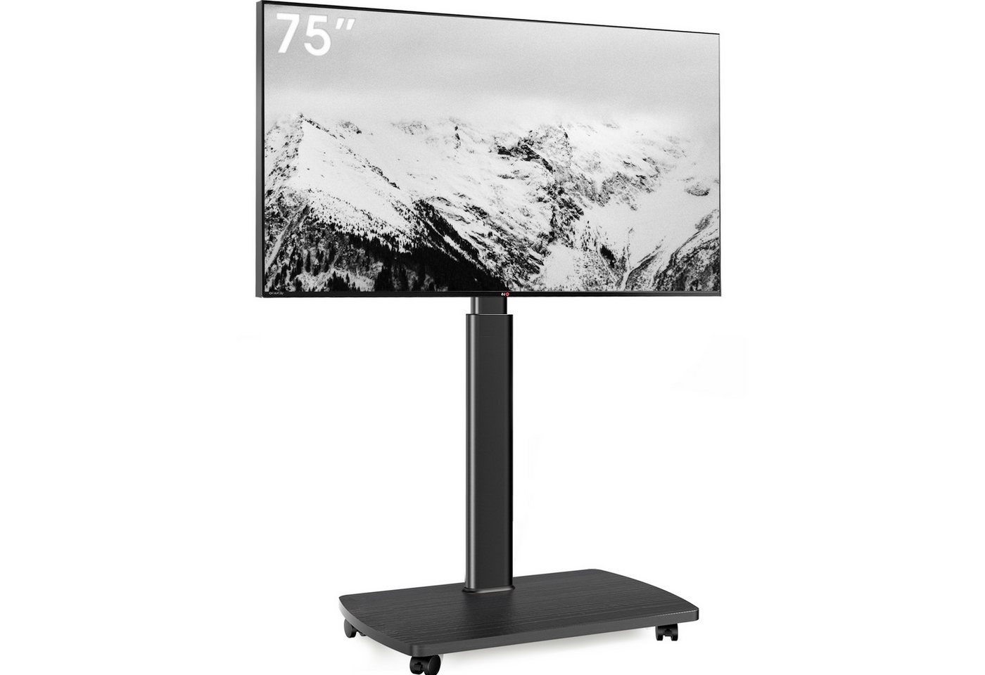 AOKCOS TV-Ständer, (bis 75 Zoll, mit Holzbasis) von AOKCOS