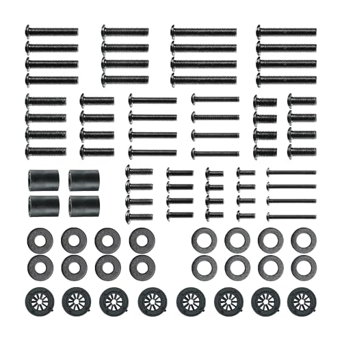 AOKCOS Universal VESA Schrauben Set für Fernseher oder Monitor bis 80 Zoll, M4 M5 M6 M8 TV-Schrauben Abstandshalter Unterlegscheiben AOKCOS Universal VESA Schrauben Set für Fernseher oder Monitor bis 80 Zoll, M4 M5 M6 M8 TV-Schrauben Abstandshalter Unterlegscheiben von AOKCOS